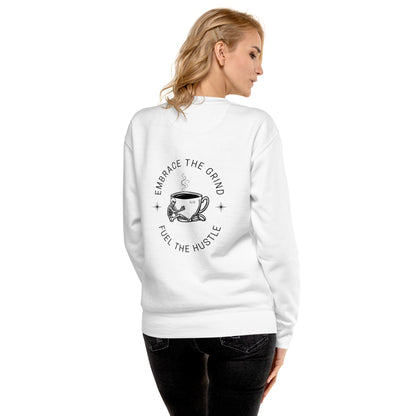 Caffeine Embrace Skeleton Coffee Women's Sweatshirt