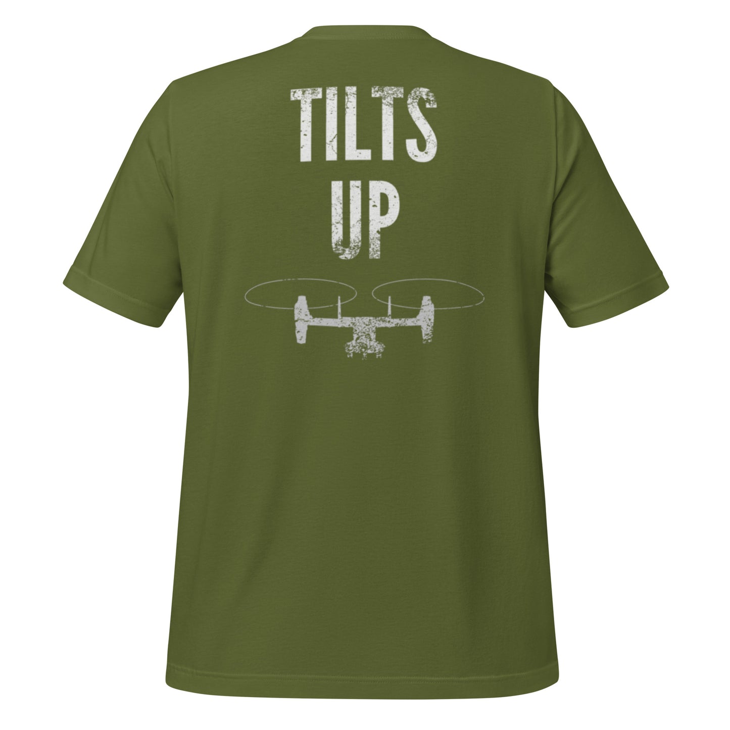 Tilts Up V-22 Osprey OD Green Shirt USMC