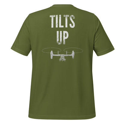 Tilts Up V-22 Osprey OD Green Shirt USMC