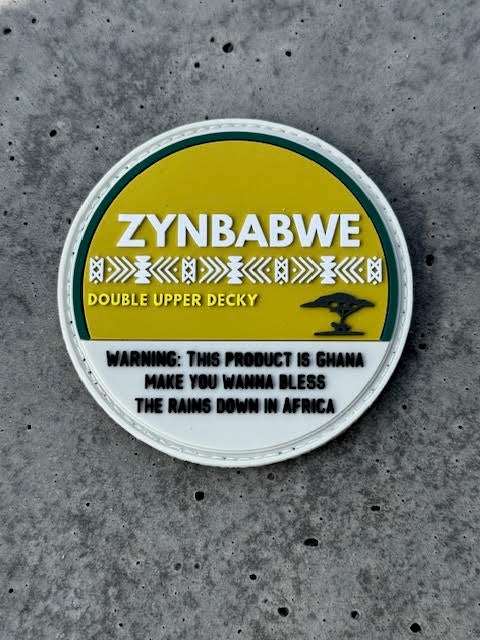 Zynbabwe Zyn Velcro Shoulder PVC Patch