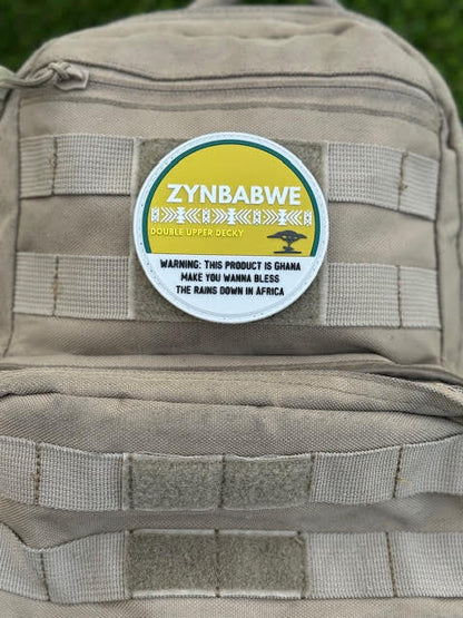 Zynbabwe Zyn Velcro Shoulder PVC Patch